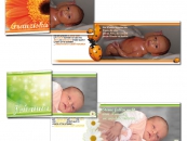 Babykarte Franziska und Johanna