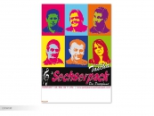 Veranstaltung Plakatentwurf Sechserpack Partyband